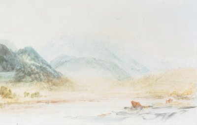 The Wetterhorn from near Rosenlaui by Joseph Mallord William Turner